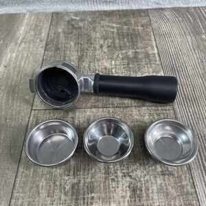 Breville Portafilter 54mm for Bambino Plus BES500 + 3 filters Single Double